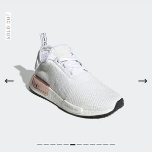 Women’s Adidas r1 white with metallic shoes size 6